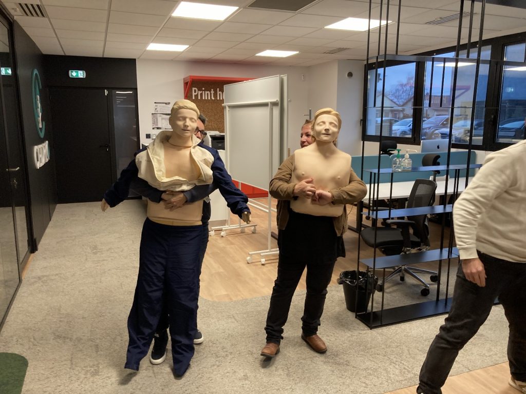 Mises en situation des formations SST, gestes de premiers secours